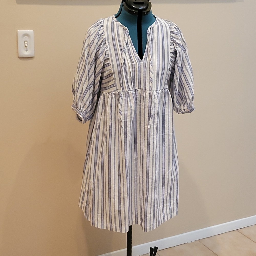 From Universal Thread, XS, Blue Striped Dress
